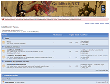 Tablet Screenshot of forums.guildstats.net